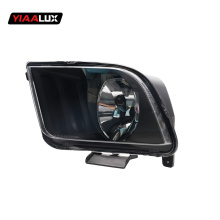 Matte Black Housing Clear Lens Headlights for 2005-2009 Ford Mustang