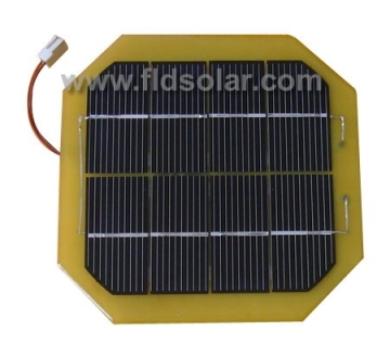 PET laminated square bevelled solar panel