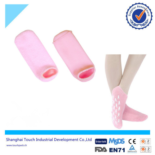 Silicon beauty gel spa peeling socks