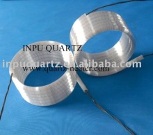 Supply Helical-opaque quartz heating tube (Spiral heating elements)