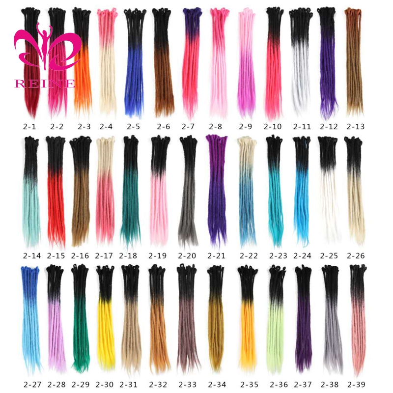20 Inch Crochet  Braid dreadlocks extensions for black hair afro kinky hair extensions Afro Kinky Dreadlocks