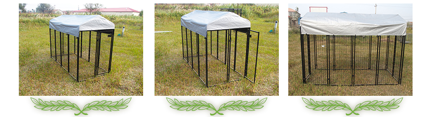 Große drahtgeschweißte Hundehütte large wire welded dog kennel