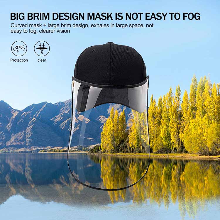 มาสก์หน้าโล่ Hat Splash Protective Anti Spitting Mask