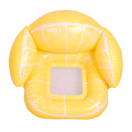 Customization Yellow Lemon Inflatable Chair Pool Floats