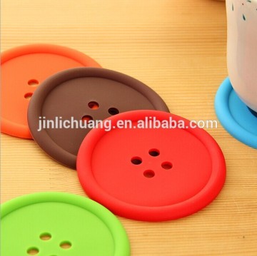 2015 New Design High Quality Colorful Custom Silicone Cup Mats/Silicone Table Mats