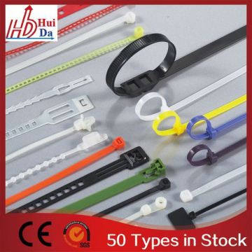 amarras plasticas clip microphone nylon cable tie