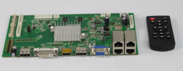 VGA/DP/DVI/HDMI 4k resolution lcd controller pcb circuit board splicing advertising pcb circuit board