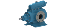 Three screw pumps for pure medium