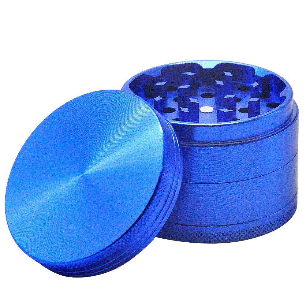 Aluminum alloy 63mm 4 Parts herb grinder weed grinder classic style herb crusher custom logo smoking accessories