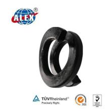 Chinses high quality spring Double coil split-lock washer for railway tracks