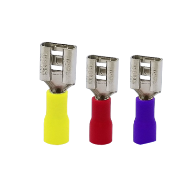 Pre-Insulated Spade Female Disconnect Crimp Terminals - Electrical Wire Connectors