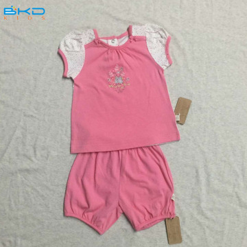 BKD pink color lovely style infants sets