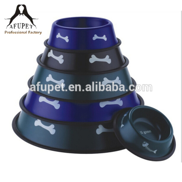 Fashion Pet Food Feeding Bowls Pet Products Supplies 6Size