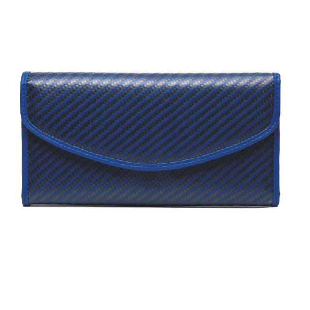 blue wallet