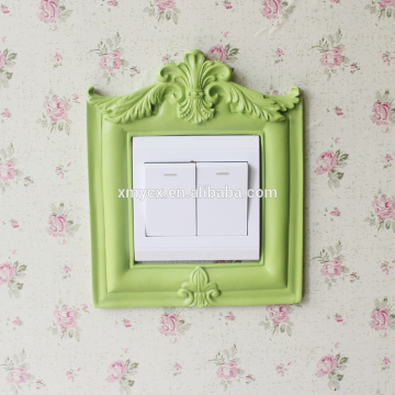 Matt Green Resin Switch Frame for Wall Switch Board