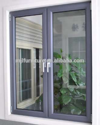 Double swing aluminum window/ casement window