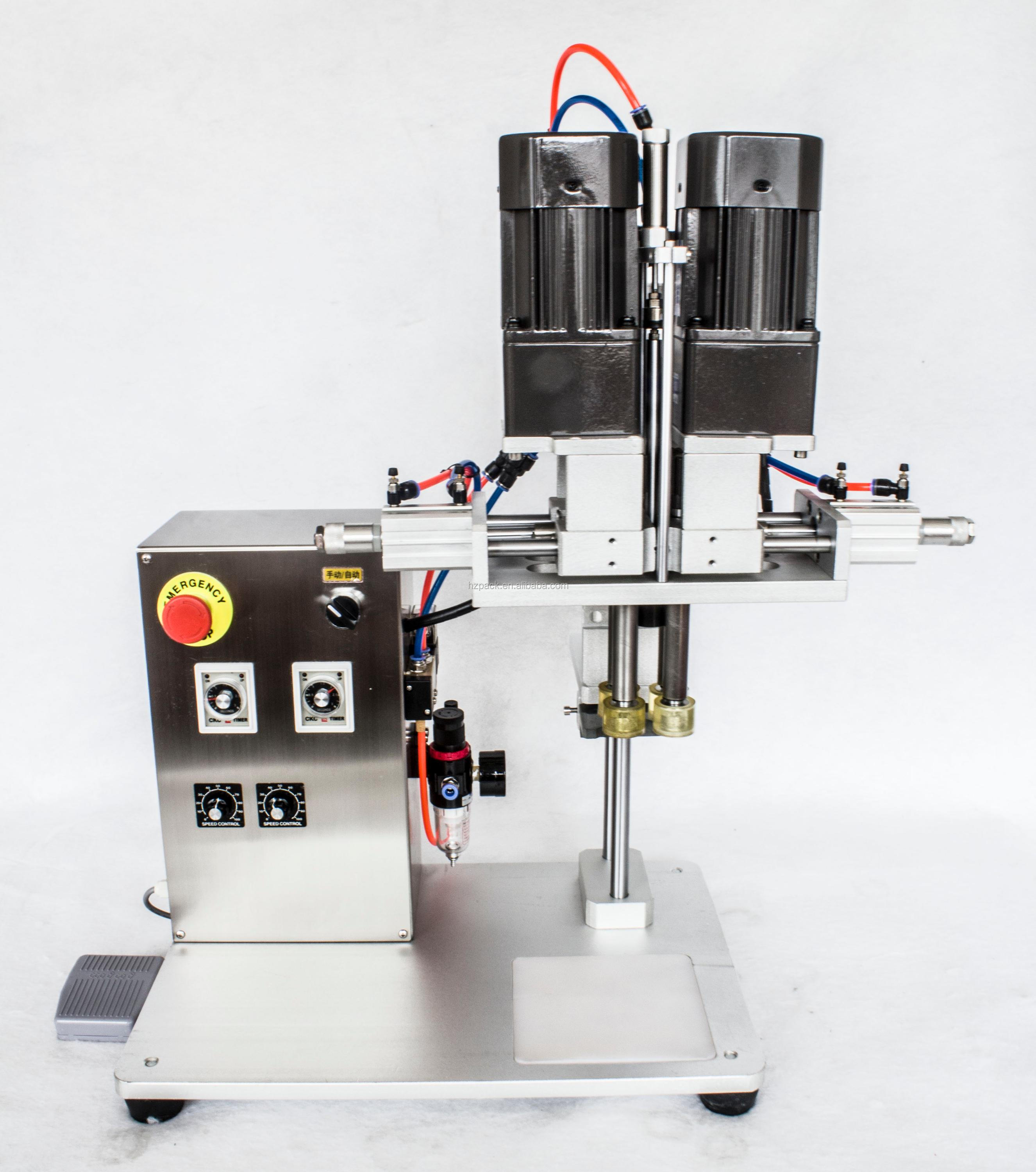 Semi-Automatic Pneumatic Desk Type Capping Machine
