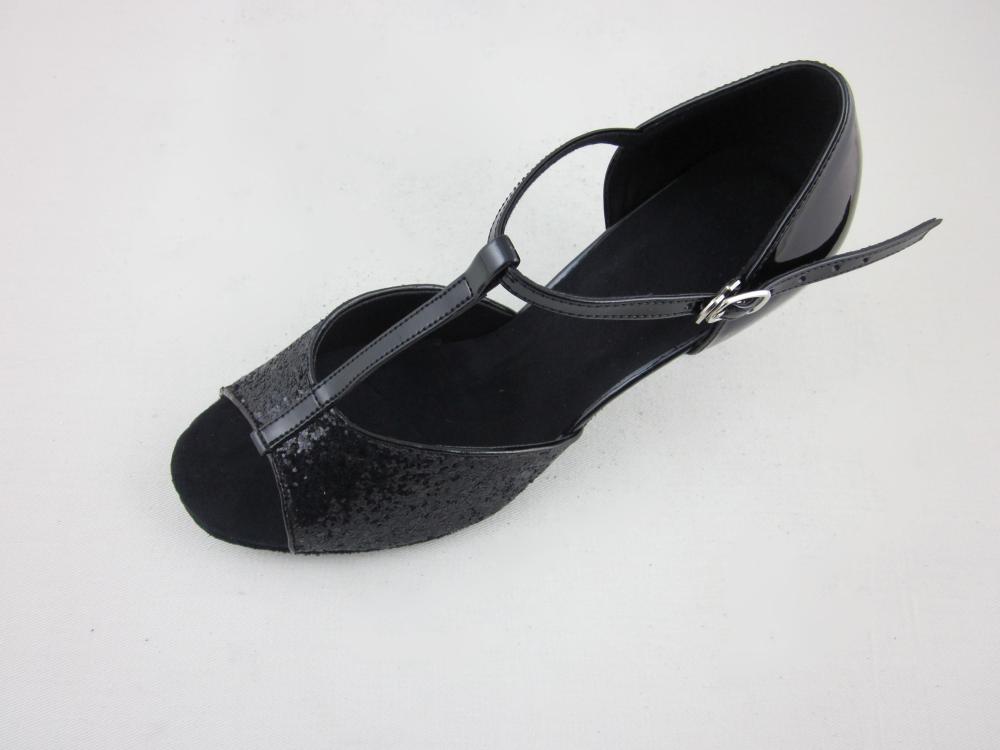 2 5 Inch Girls Black Latin Shoes