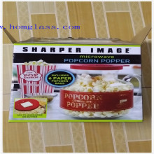 Borosilicate Glass Microwave Popcorn Popper/Corn Popper/Popcorn Machine/Popcorn Maker
