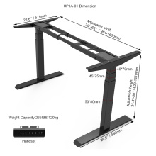 Bureau d&#39;ordinateur portable électrique invisible