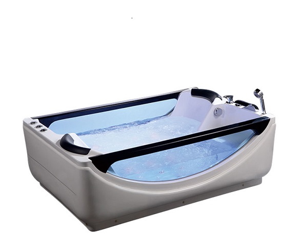 Heated Bathtubs With Jets Acrylic Whirlpool Bathtub for 2 Person