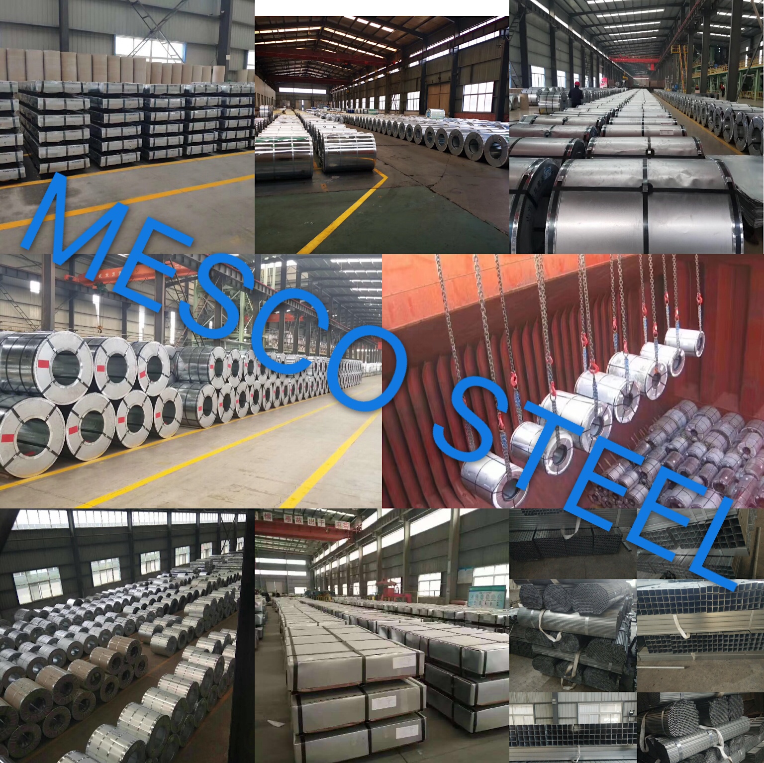 Zn-Al-Mg coating steel structures supplier MESCO STEEL