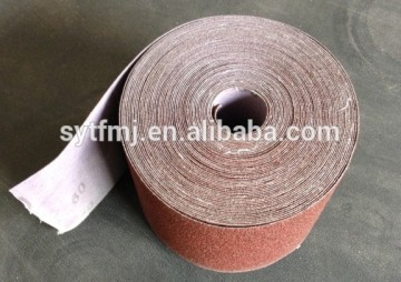 CHINA factory sandpaper cloth sand paper roll for hand use