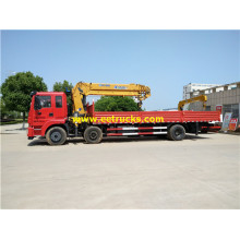 DFAC 6x2 12ton شاحنة مع رافعات