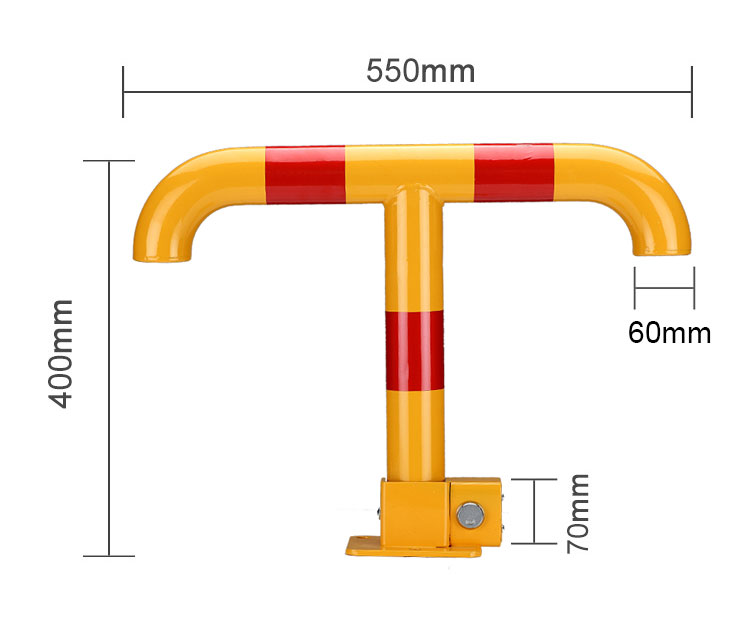 Safety Geared Speed Bump From Manufacturer Remote Control Parking Lock/