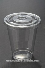 xiamen pet 7oz soft drinking cup , 200ml Pet Beverage cup