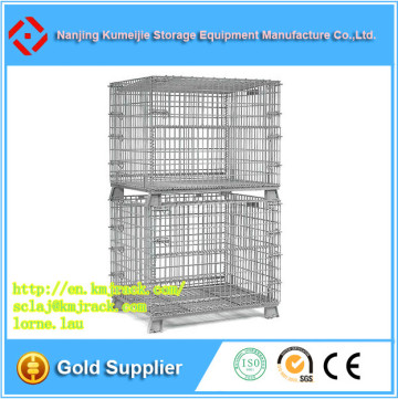 Warehouse Galvanized Cheap Steel Wire Mesh Cage