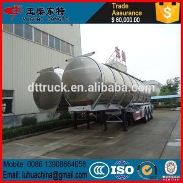 Fuel Aluminum Alloy tank semi trailer/high quality tank semi-trailer