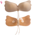 Đẩy lên áo ngực silicon bướm có dây đeo không lưng