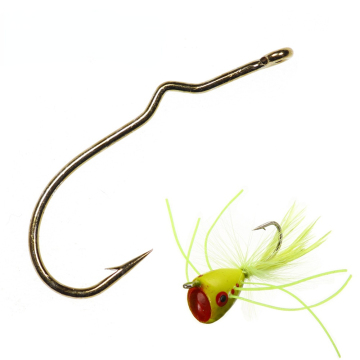 Wholesale Popper Fly Tying Hooks: Barbed Sproat & Long Shank Fishhooks for Streamers