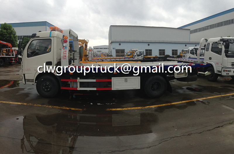 DFAC Duolika Flat Two-in-one Road Wrecker Truck