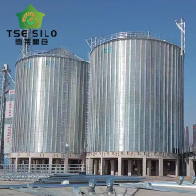 High Quality TCK 8500T Steel Flat Bottom Soybean Silos for Corn Storage