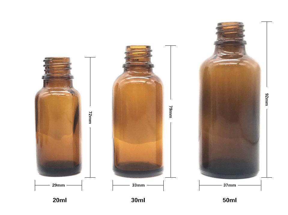 Brown fine oil bottle glass jar essence bottle (3)