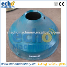 high quality Metso HP 300,HP 400 cone crusher part bowl liner,concave and mantle,feed cone