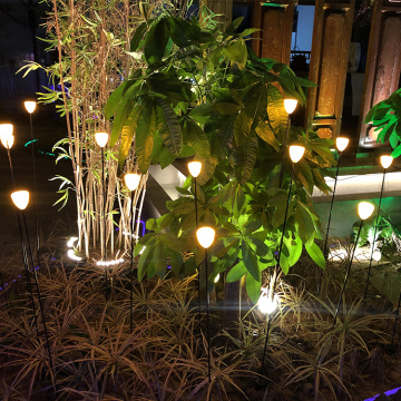 Luce da giardino a led decorativa in fibra ottica paesaggistica