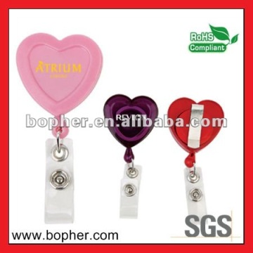 new designed plastic retractable badge clips