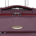 ファッションポリエステルユニバーサルホイールトロリー荷物のスーツケース