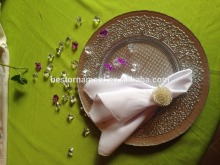 Silver Glass Charger Plates