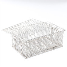 Stainless Steel Wire Mesh Basket with Lid