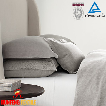 Stonewashed Belgian French Natural Linen Bed Set