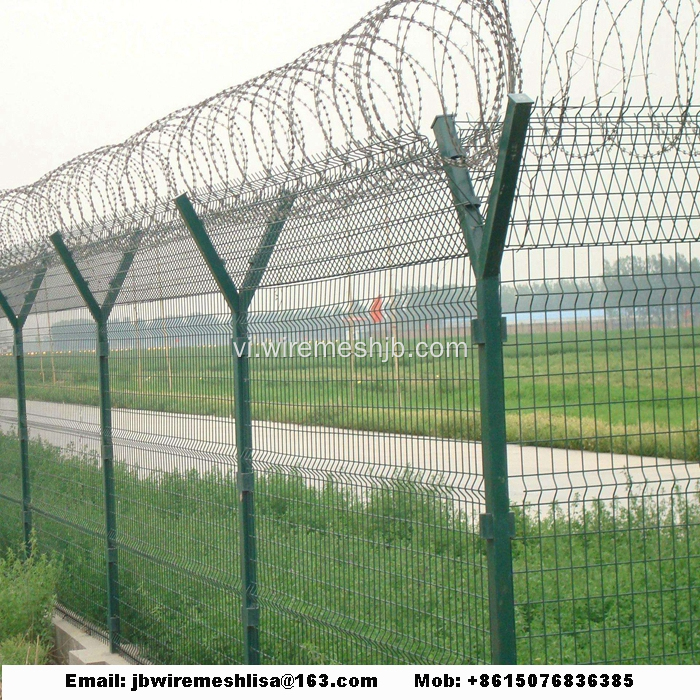 Y loại hàn dây lưới hàng rào / sân bay hàng rào