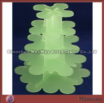 Pink 5 tier ingenious acrylic cupcake display holder