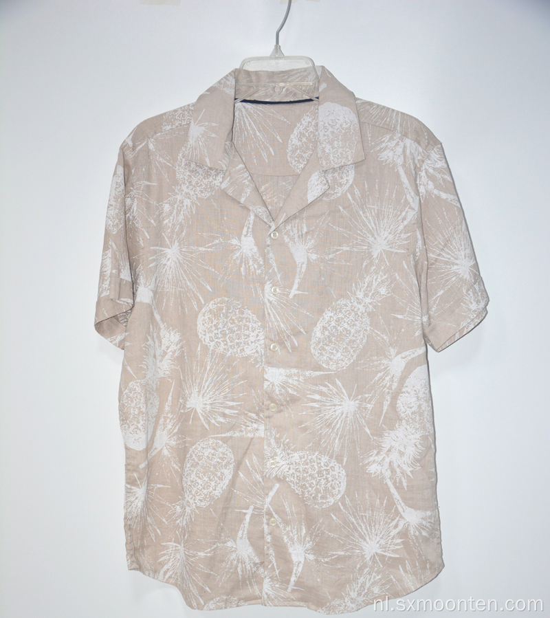 Vintage Hawaiiaanse shirts met korte mouwen voor de mens