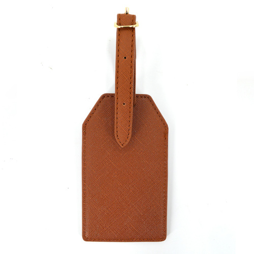 Metal Buckle Strap Travel Loop Leather Luggage Tag