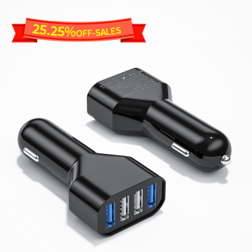 Carregador de carro 48 W 4 portas USB