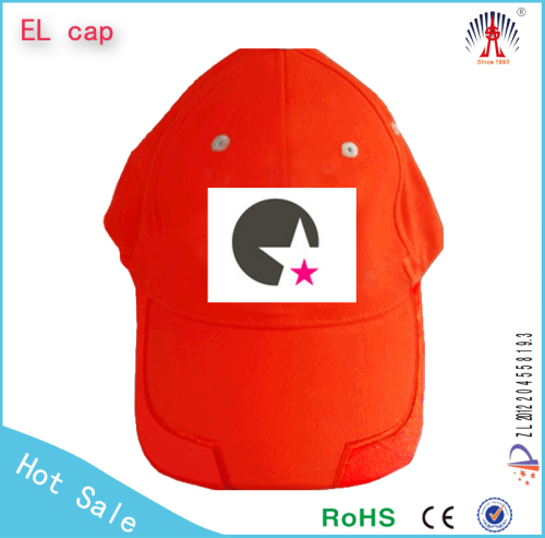 Flashing el cap el panel cap led cap lights wholesale